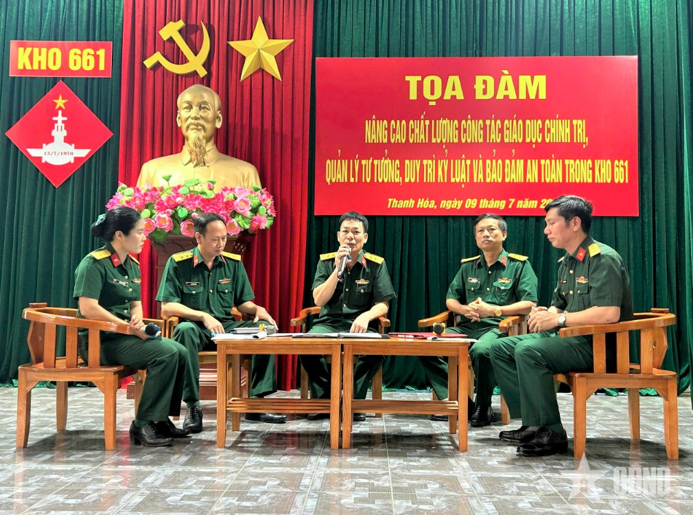 Kho 661 (Cục Xăng dầu): Xây dựng quân nhân có trình độ chuyên môn tốt, ý thức tổ chức kỷ luật cao